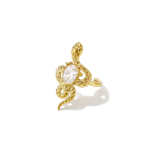 Ring - Snake white