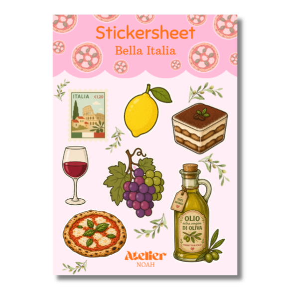 Sticker Sheet - Bella Italia