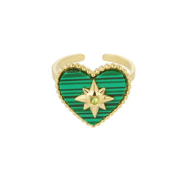 Ring - Hart groen