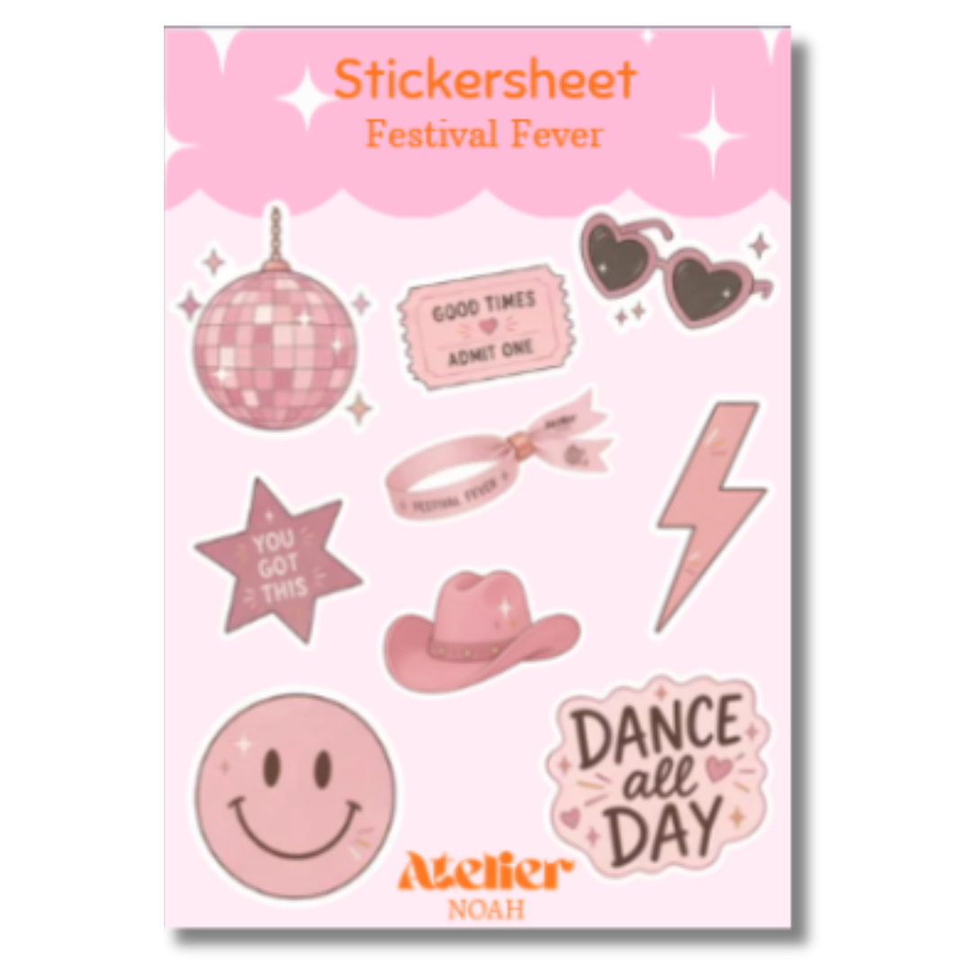 Sticker Sheet - Festival Fever