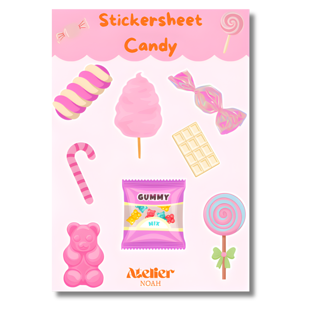 Sticker Sheet - Candy