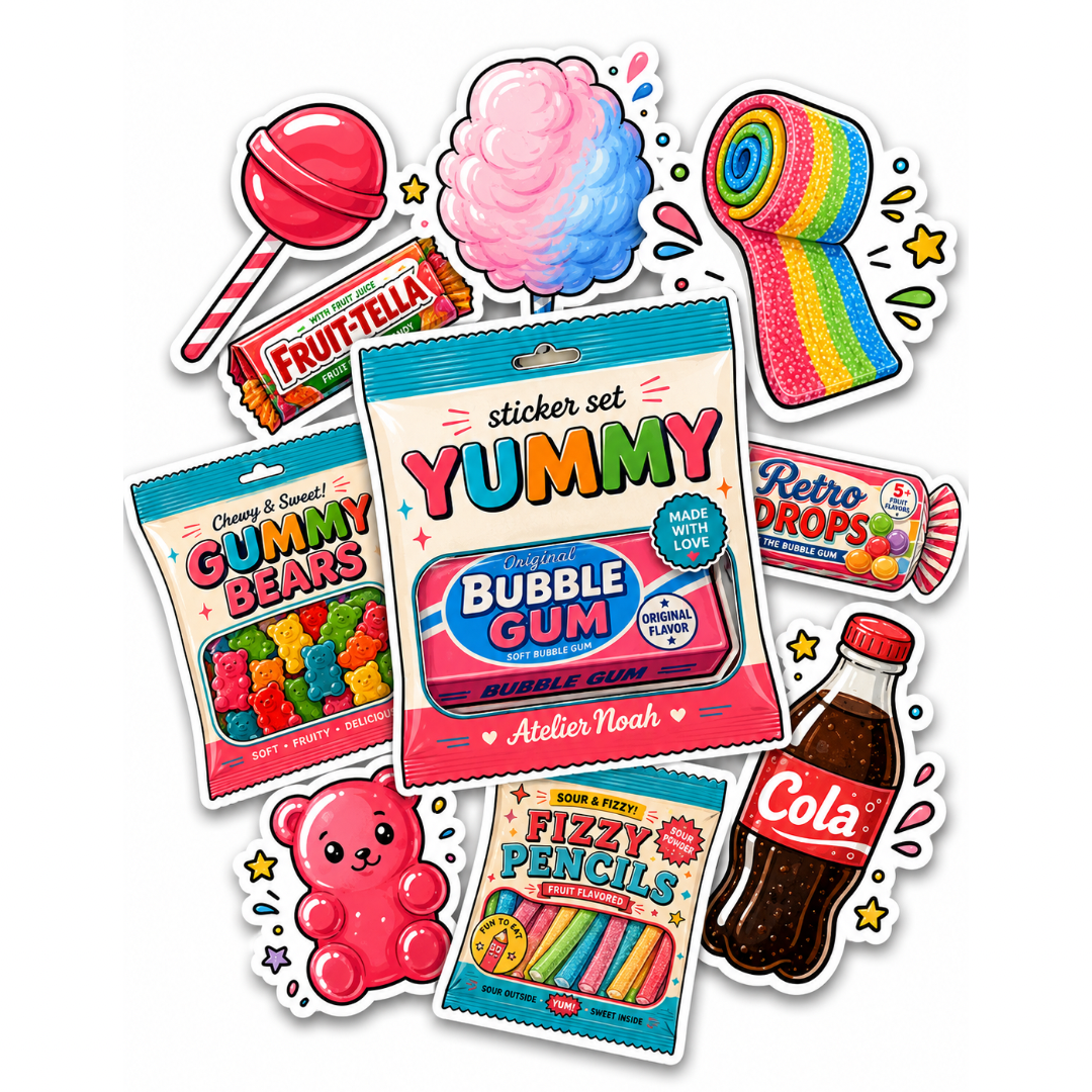 Sticker set - Yummy