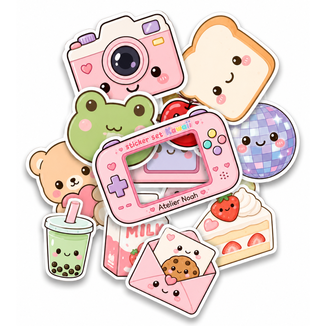 Sticker set - Kawaii