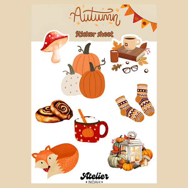 Sticker Sheet - Herfst