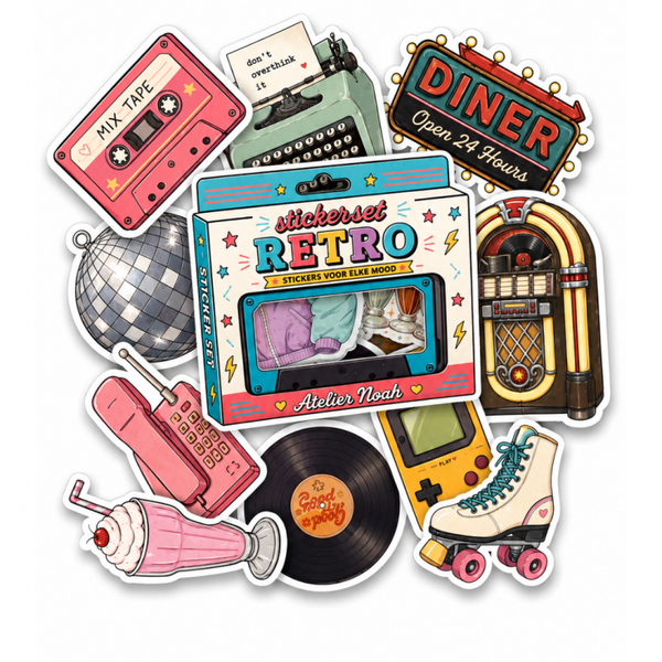Sticker set - Retro
