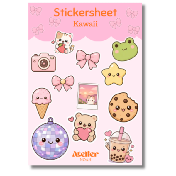 Sticker Sheet - Kawaii