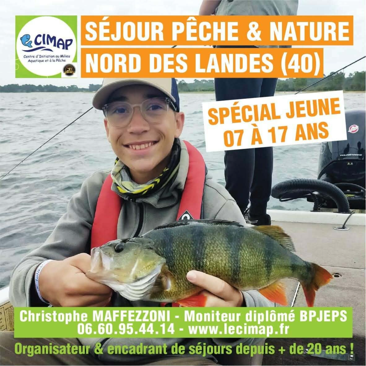 Week-end, mini-séjour ou colo pêche dans les Landes !