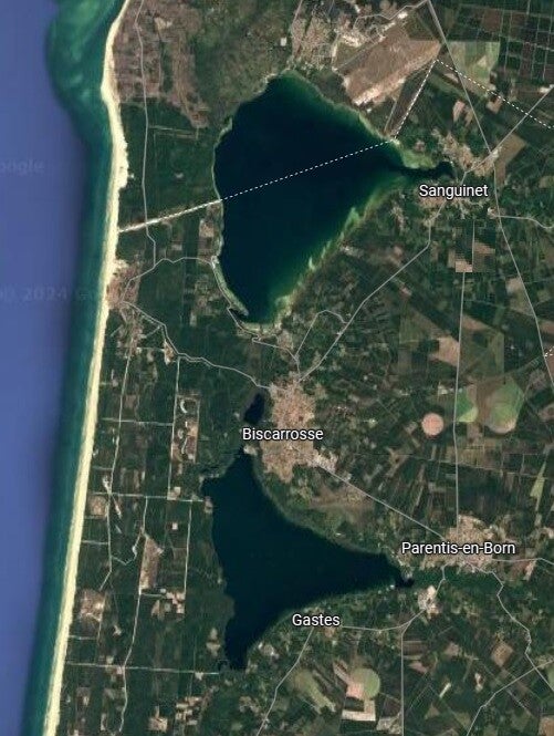 Les parcours de pêche autour des Grands Lacs des Landes