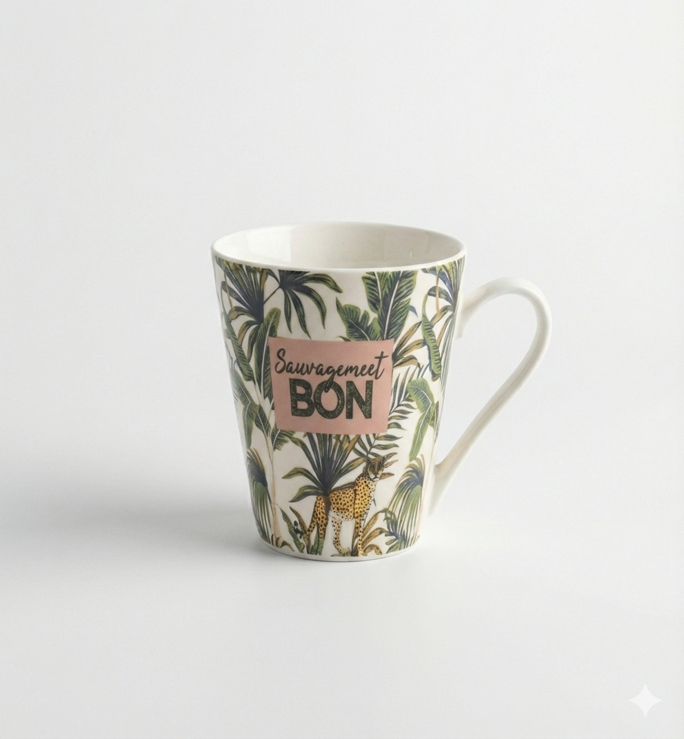 Mug "Sauvagement BON" – Collection Jungle