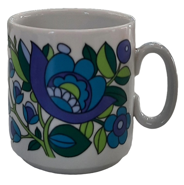 Retro mok blauw | 372