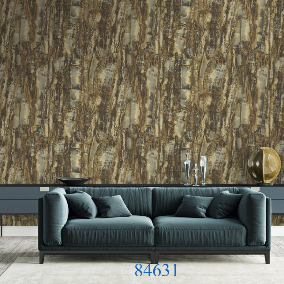 Behang patroon Carrara 3 - Travertino marble