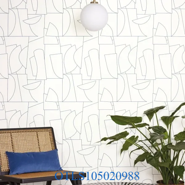 Behang patroon Outliners - Edges