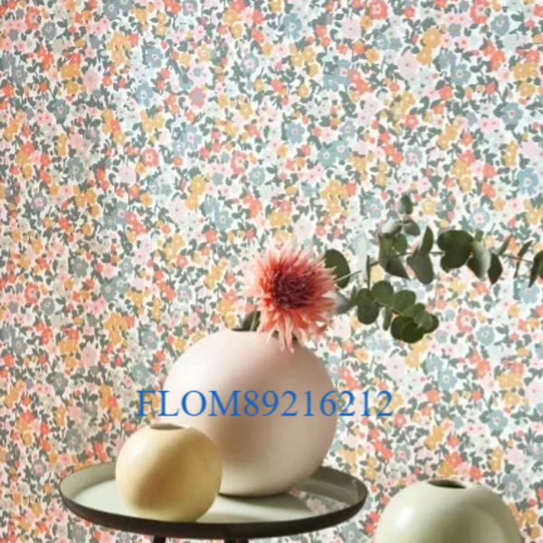 Behang patroon Flower Market - Pansy