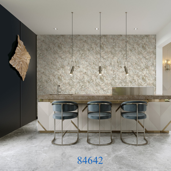 Behang patroon Carrara 3 - Iride marble