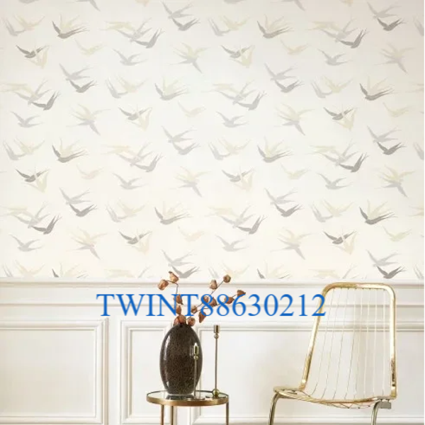 Behang patroon Twenties - Swallow