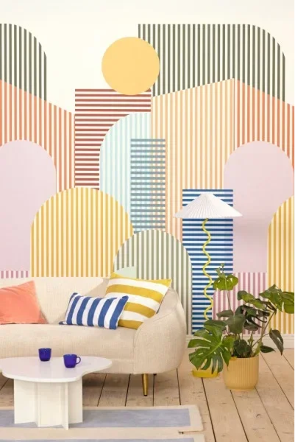 Foto - panelen behang Basics - Parallele