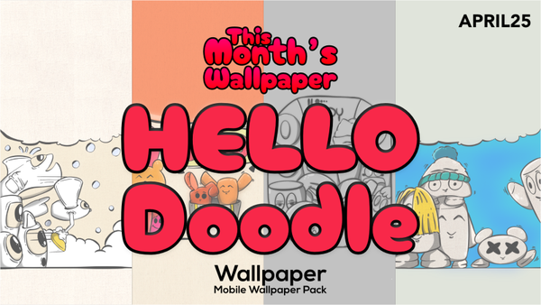 Hello Doodle Wallpaper Pack