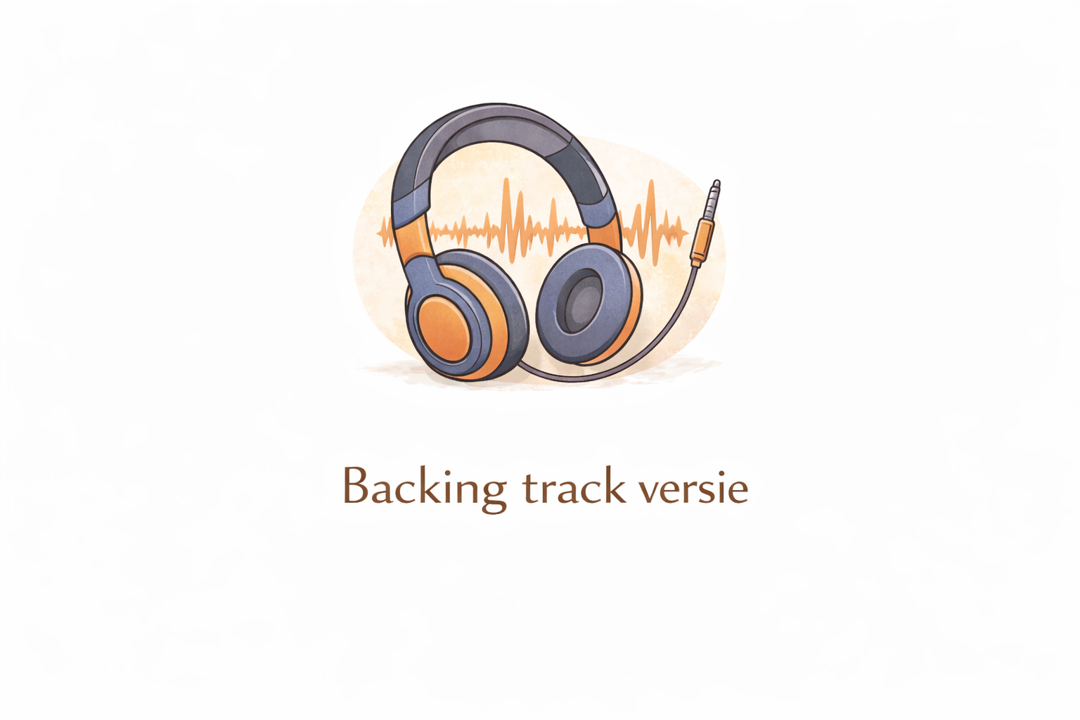 Backing track versie