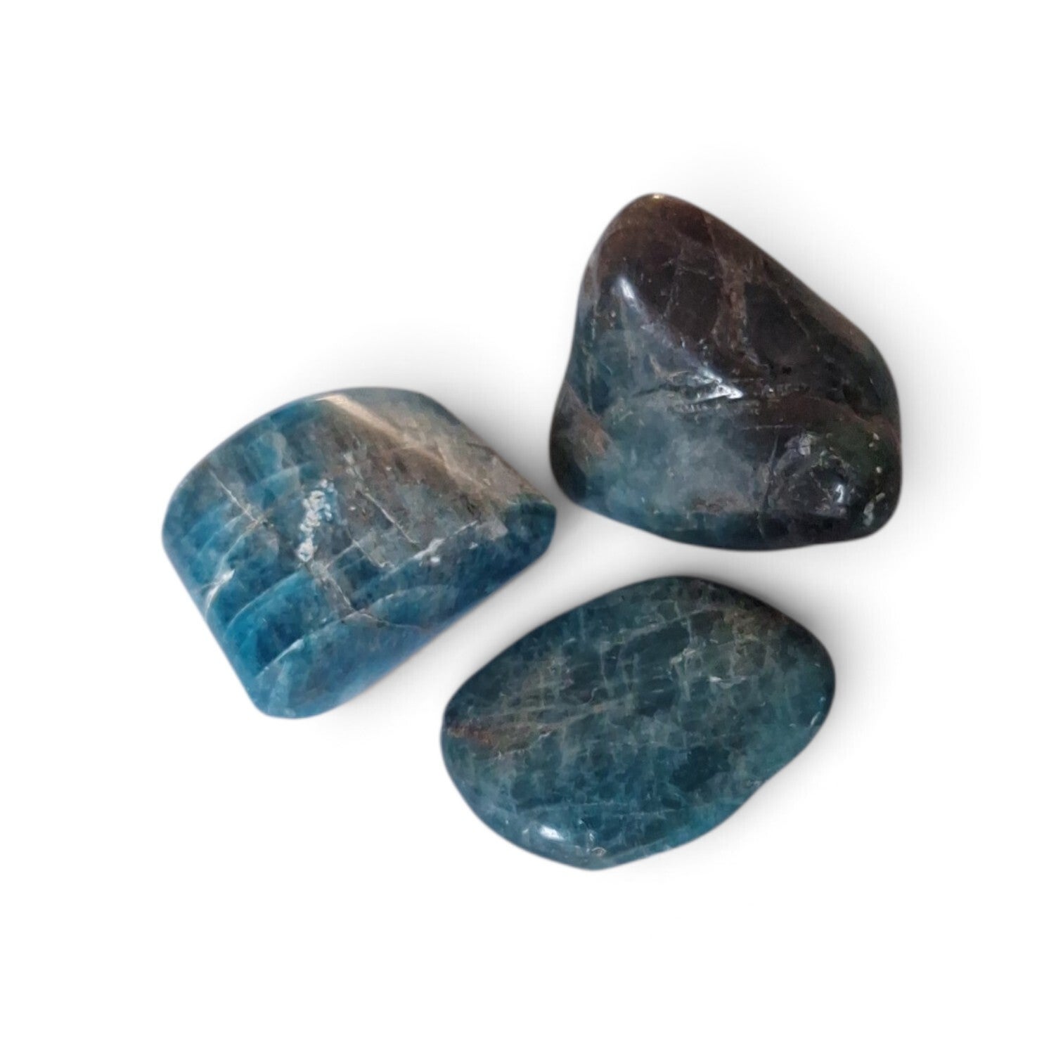 Apatiet blauw knuffelsteen (mt 3)