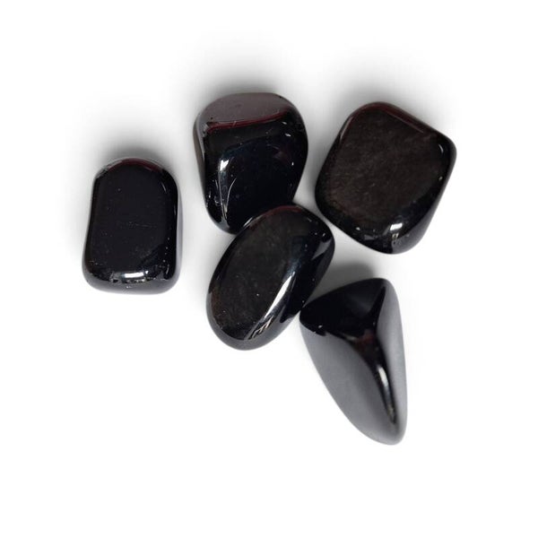 Obsidiaan Zilver knuffelsteen (mt3)