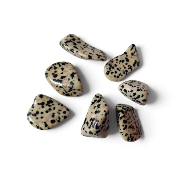 Jaspis Dalmatier knuffelsteen (mt3)