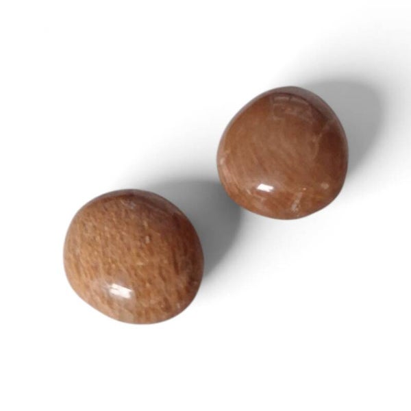 Maansteen oranje knuffelsteen (mt3)