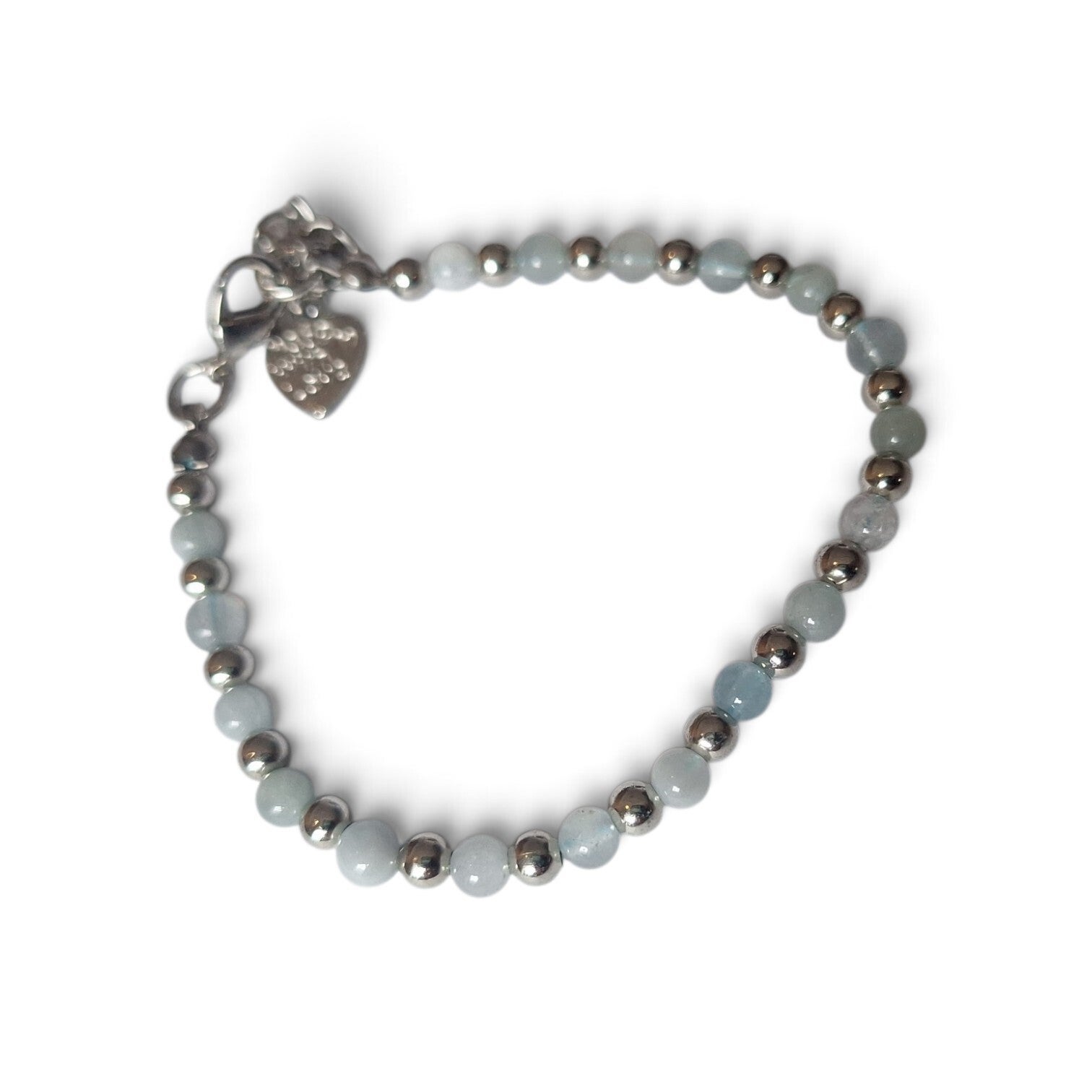 Aquamarijn Ibiza love armband