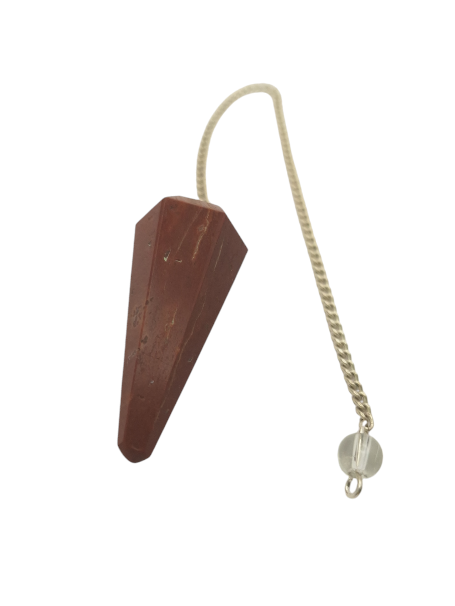 Jaspis rood pendel facet