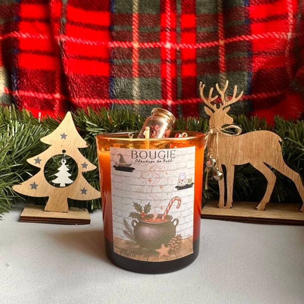 Bougie de Noël : Chaudron de Noël