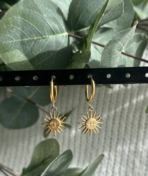 Boucles d’oreilles - Soleil