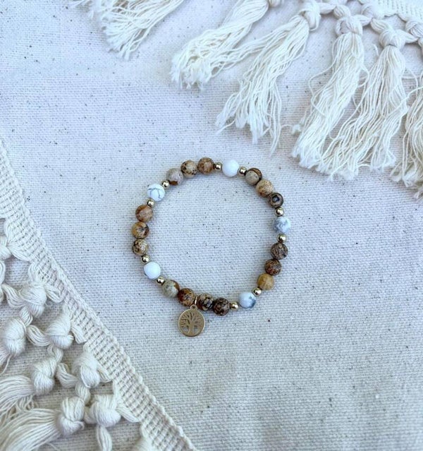 Jaspe Paysage & Howlite