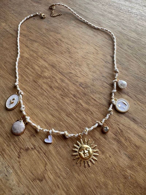 Collier sur cordon - Lumière sacrée