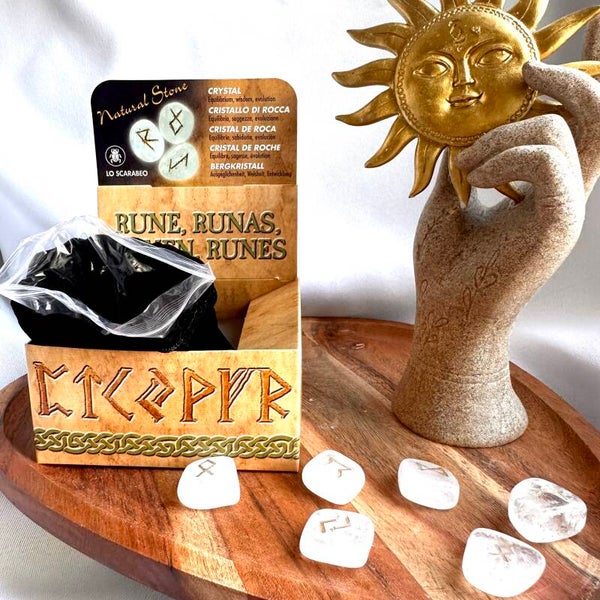 Runes en cristal de roche