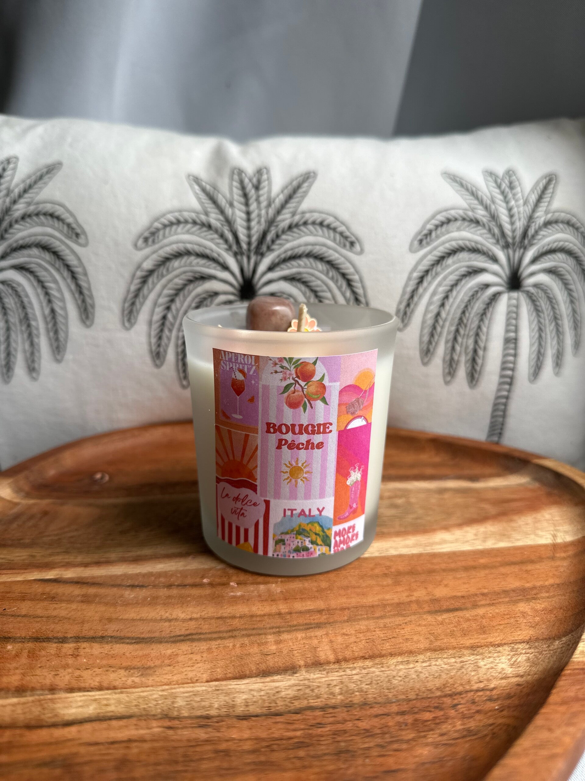 Bougie la dolce vita en rose