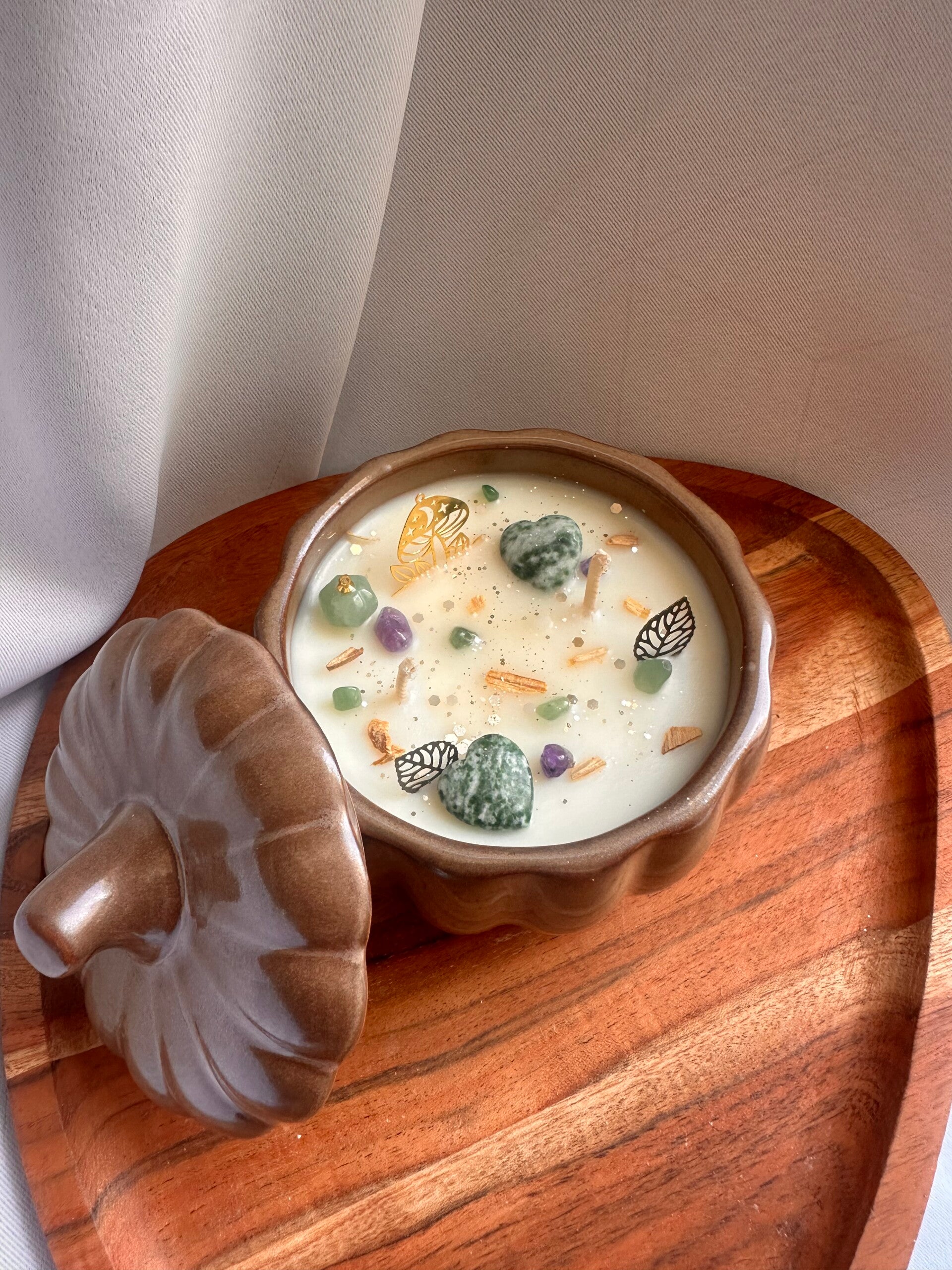 Bougie Citrouille - Forêt enchantée