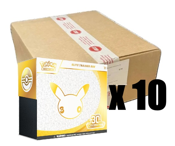 Pokémon 30th Celebration 10x Elite Trainer Box Case (PRE-ORDER)