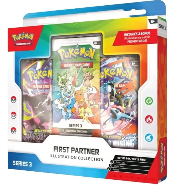 Pokémon First Partner Illustration Collection - Series 3 (PRE-ORDER)