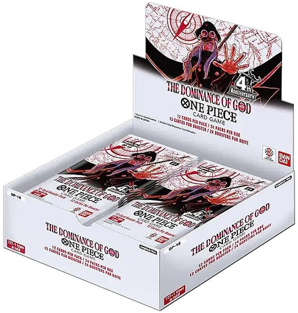 One Piece OP18 The Dominance of God Booster Box (PRE-ORDER)