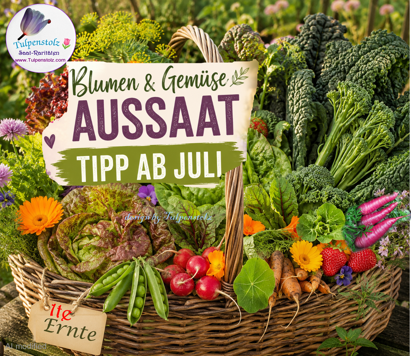 Tulpenstolz Saatraritäten Gemüse Stauden Salat Ur Kohl