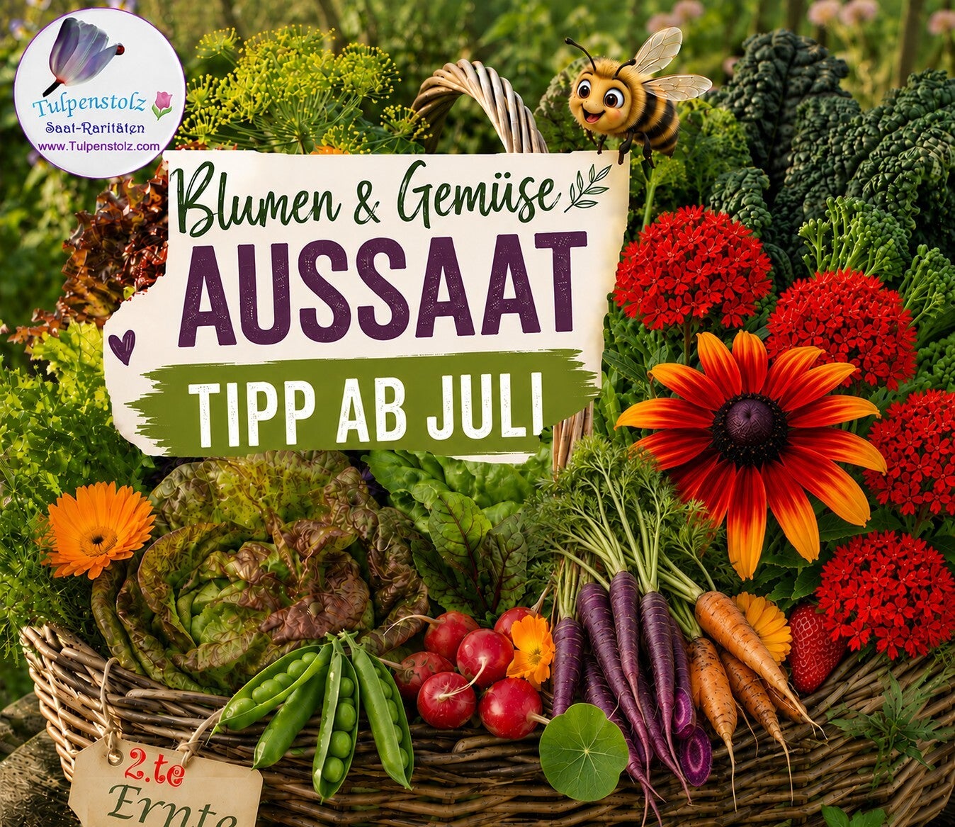 Tulpenstolz Saatraritäten Aussaat ab Juli alte Sorten 