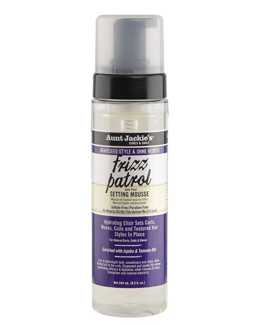 Aunt Jackie's Grapeseed Frizz Patrol Setting Mousse
