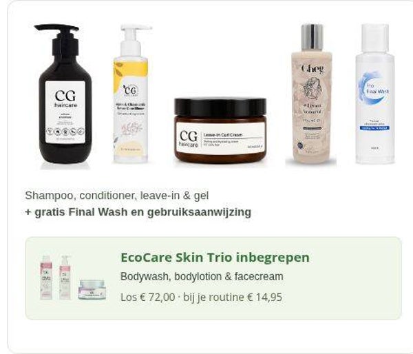 Volume CG Starterspakket + EcoCare Skin Trio