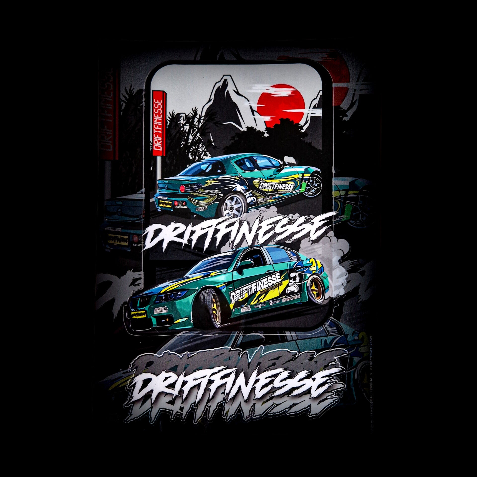 Driftteam stickervel
