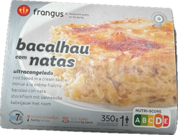 Morue à la crème  350 grs