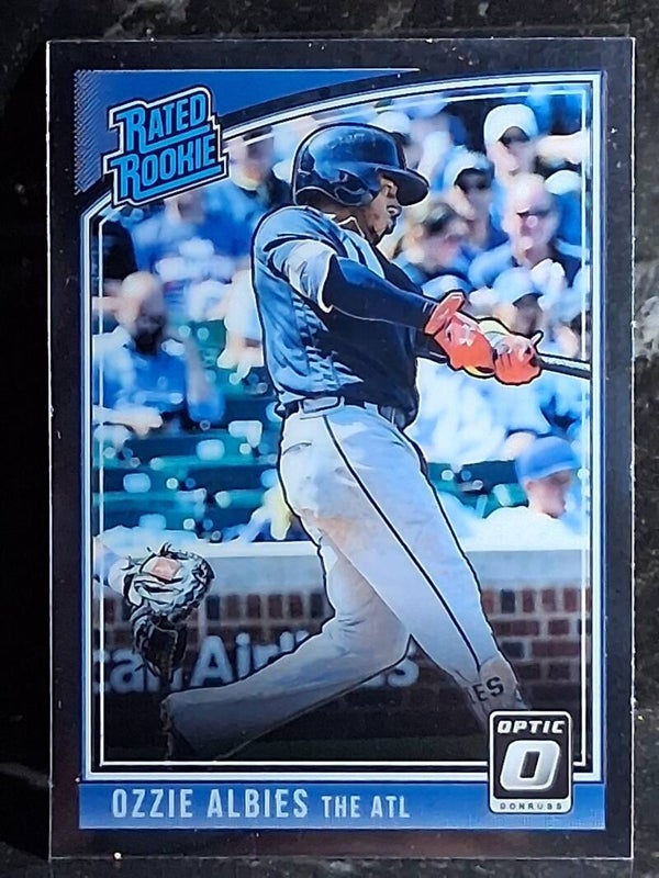 Ozzie Albies【RC】2018 Panini Donruss Optic Rated Rookie “ATL” Variation SP BRAVES RC