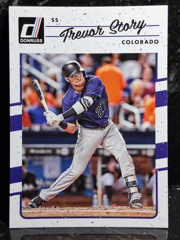 Trevor Story 2017 Donruss #90 Colorado Rockies