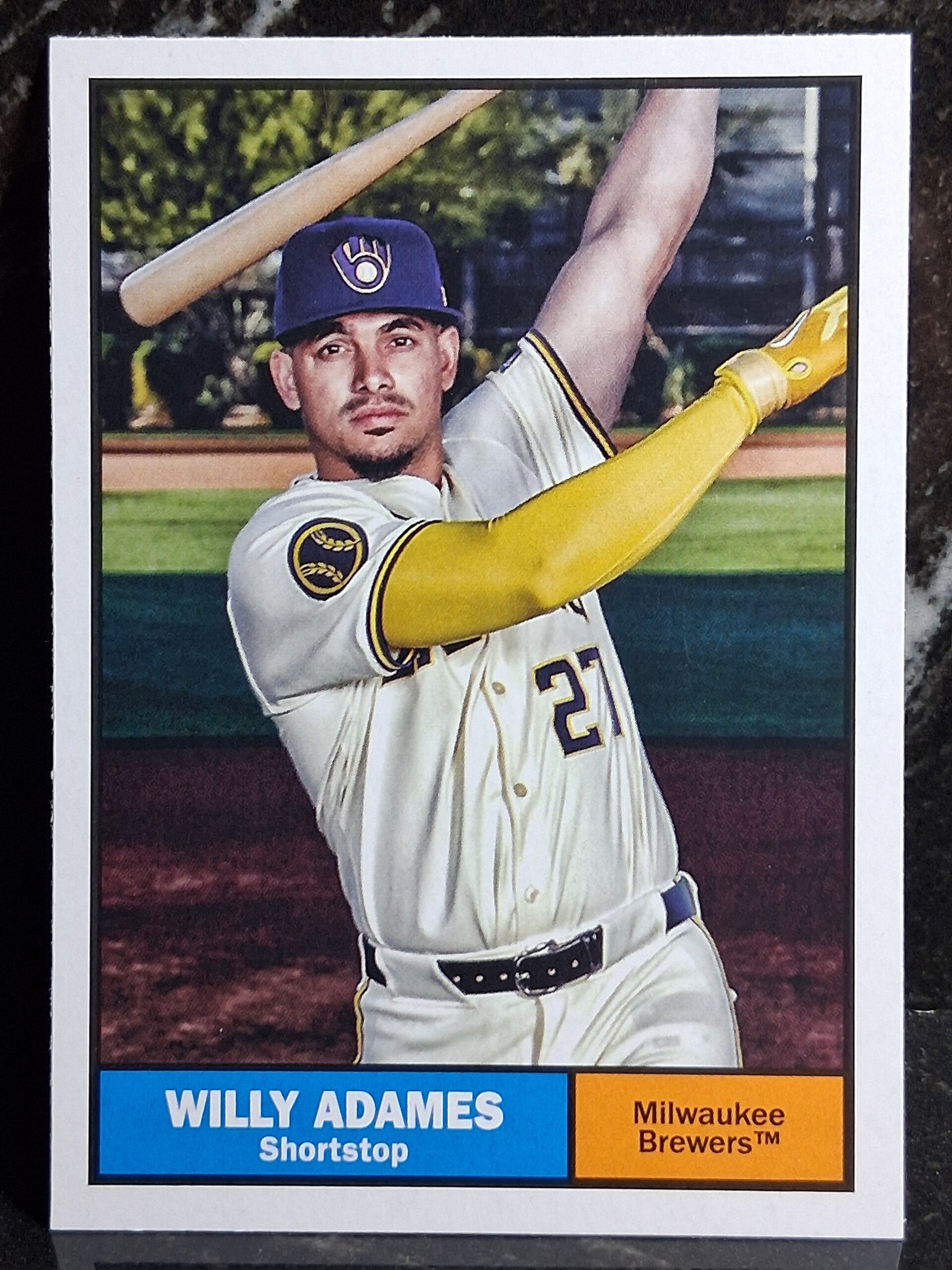 Willy Adames 2024 Topps Archive Baseball #65  Base Milwaukee Brewers MLB