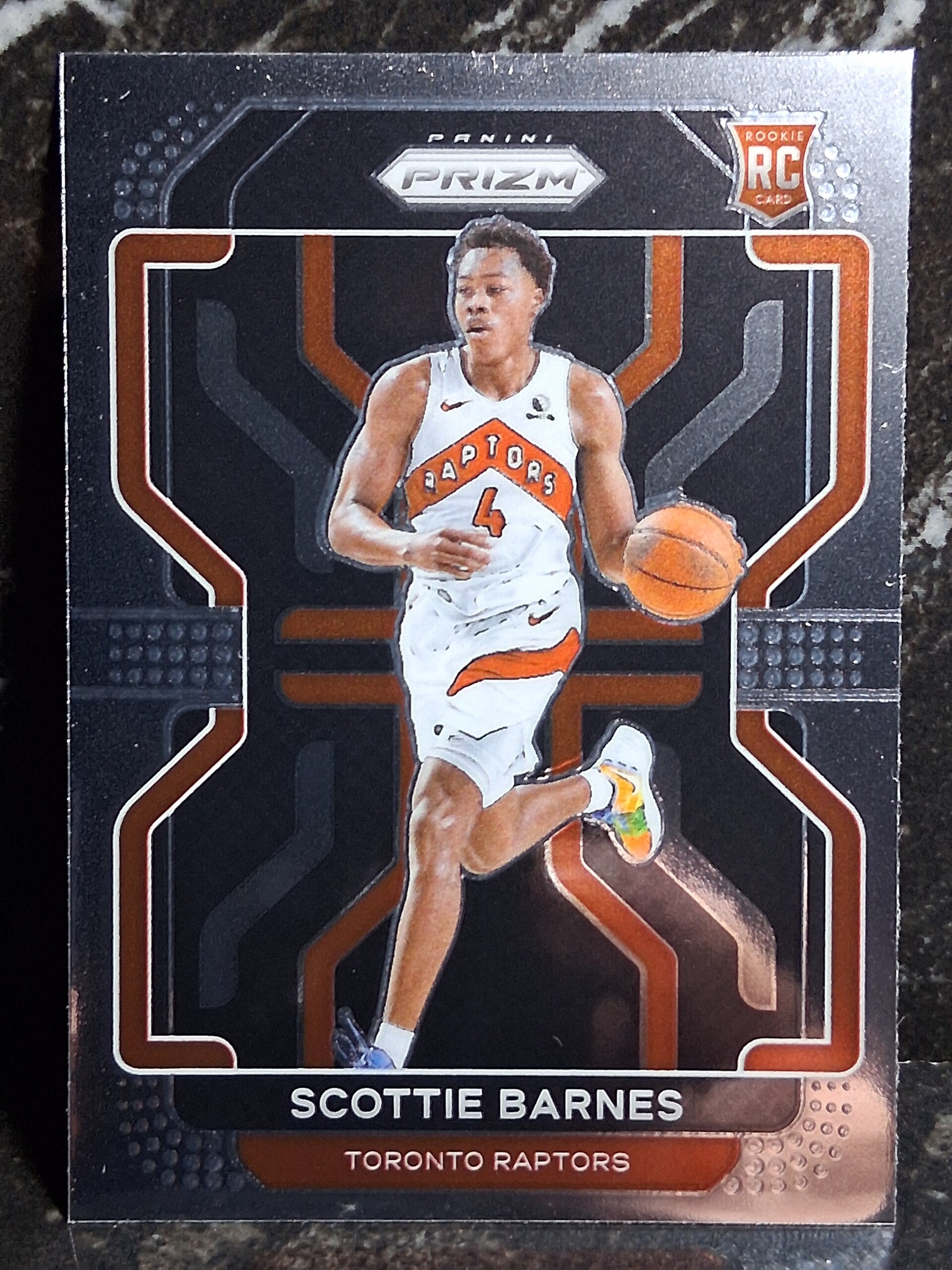 Scottie Barnes~RC~2021-22 Panini Prizm #320 Toronto
