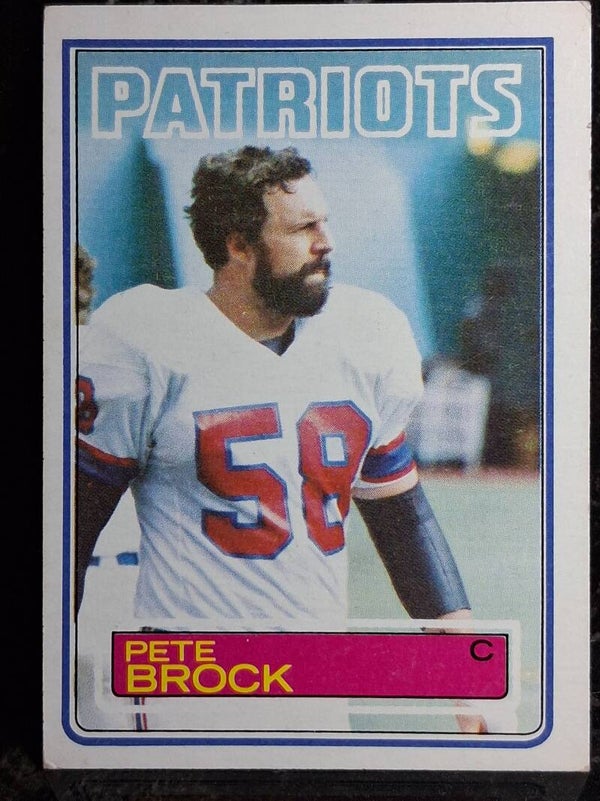 Pete Brock 1983 Topps #326 Football Card