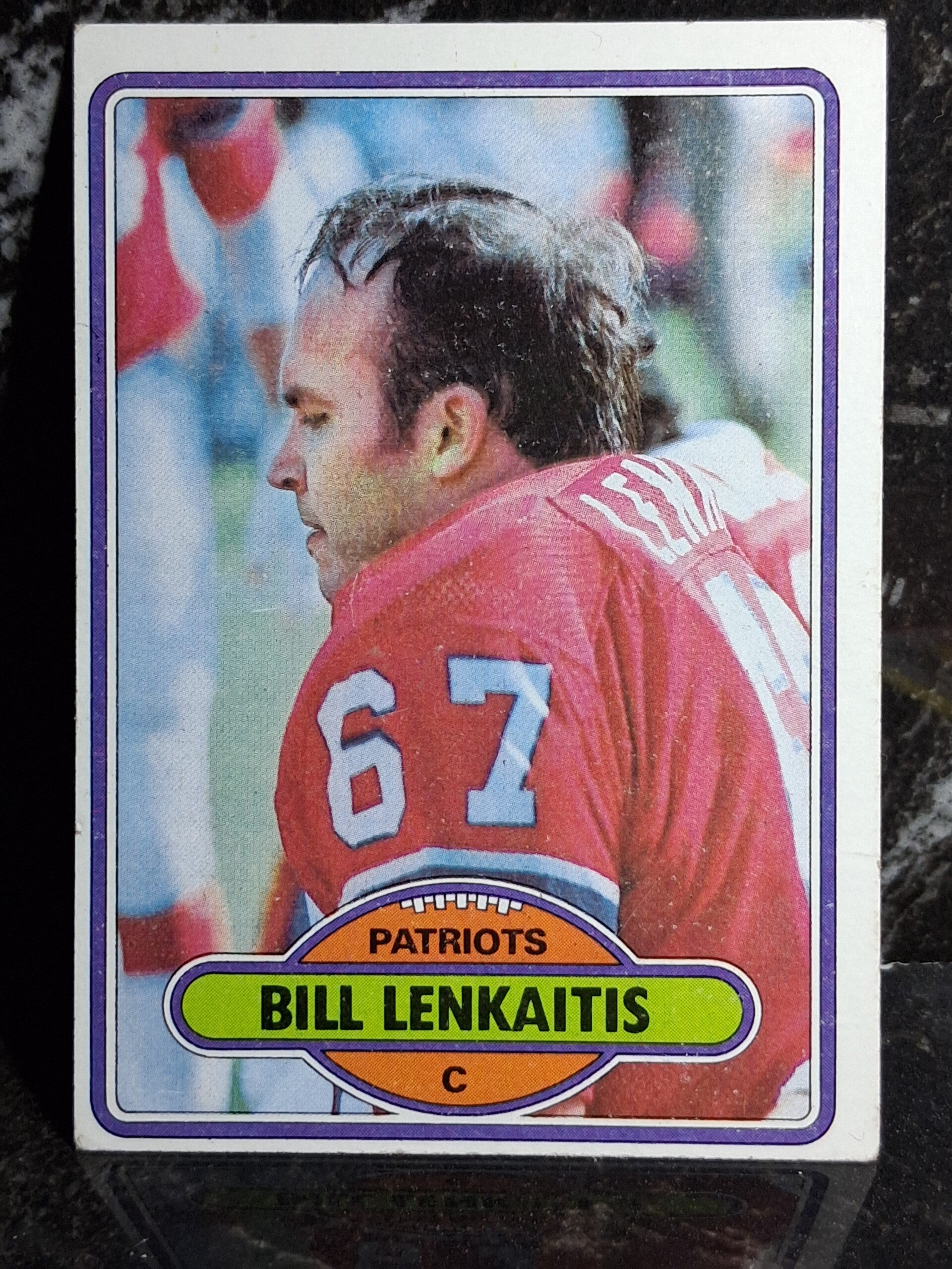 Bill Lenkaitis 1980 Topps #516 New England Patriots